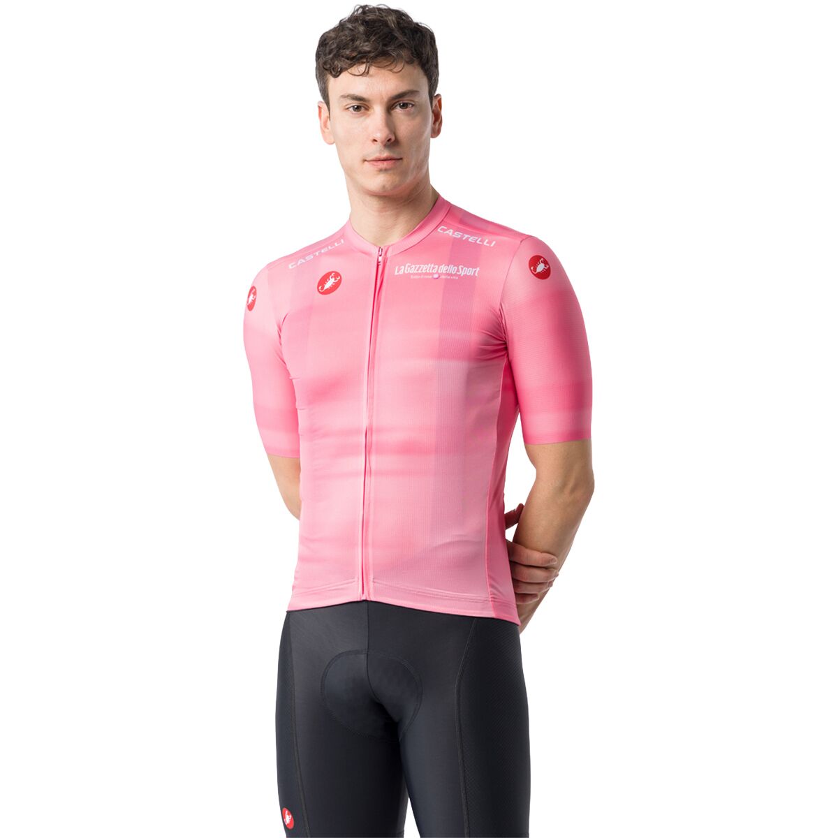 Image of Castelli #GIRO109 Competizione 4 Short-Sleeve Jersey - Men's Rosa Giro, L