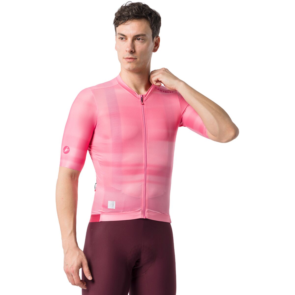 Image of Castelli #GIRO109 Espresso 2 Short-Sleeve Jersey - Men's Rosa Giro, XXL