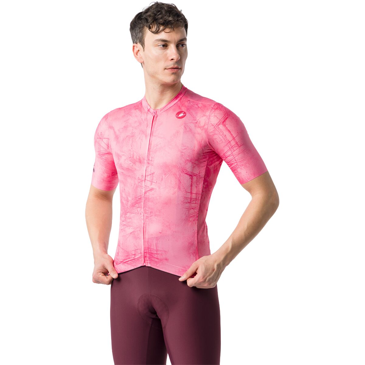 Image of Castelli #GIRO109 Trofeo Short-Sleeve Jersey - Men's Rosa Giro, L