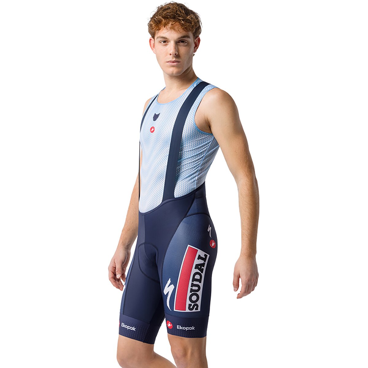 Image of Castelli Soudal/Quick Step Competizione 2 Bibshort - Men's Belgian Blue, L