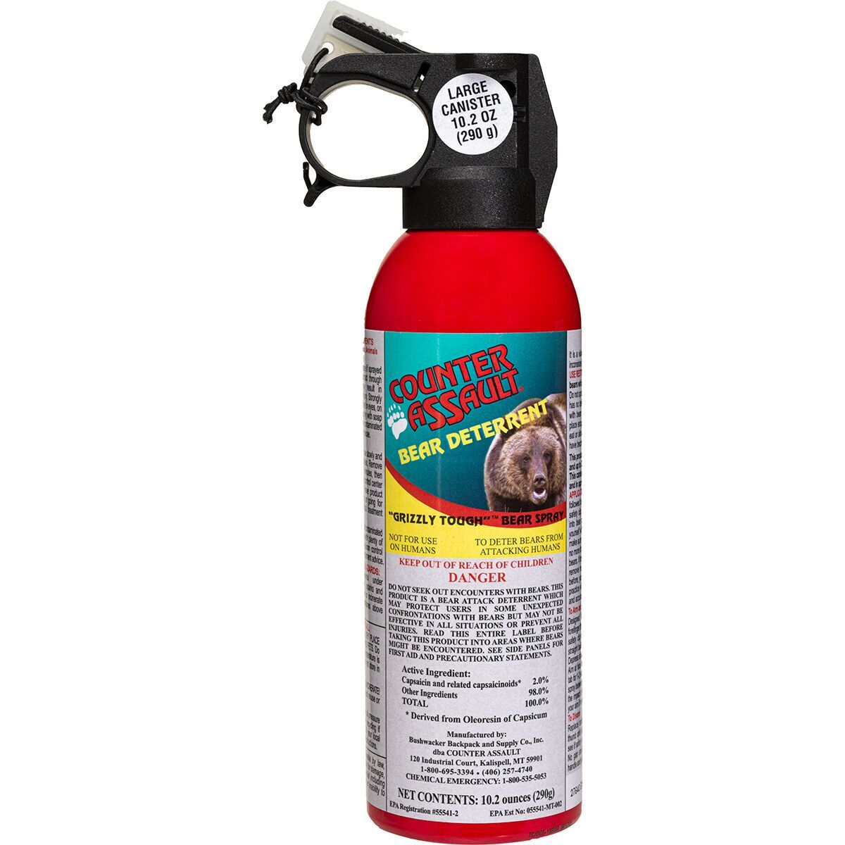 Image of Counter Assault 10.2oz Bear Deterrent Spray Red, One Size