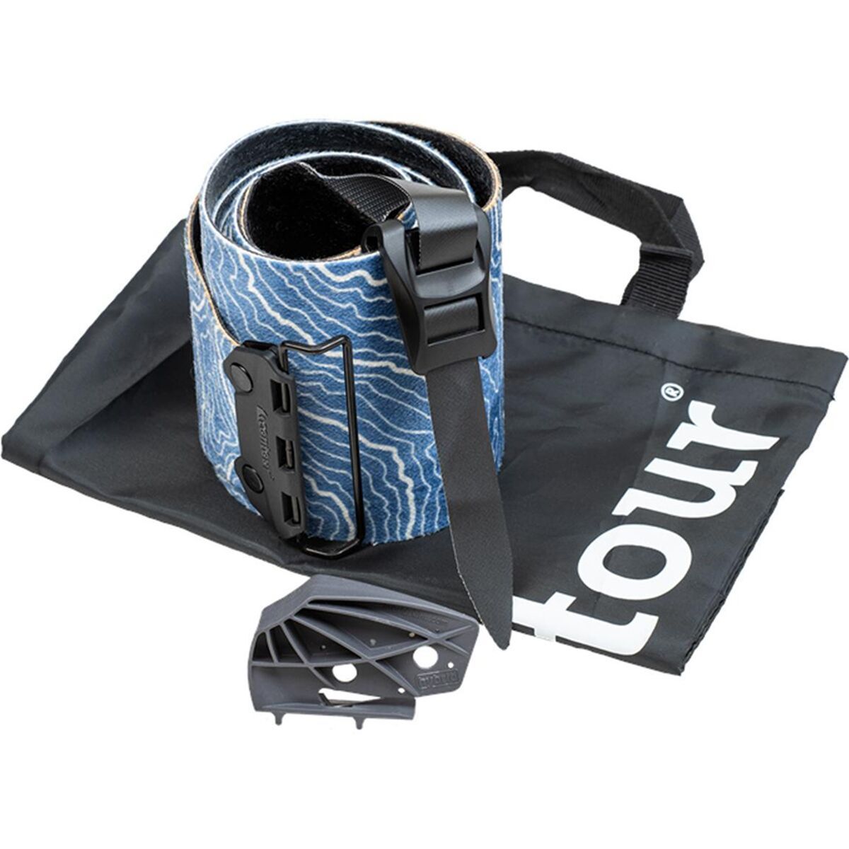 Image of Contour Skins Hybrid Mix 115 Climbing Skins Blue, M