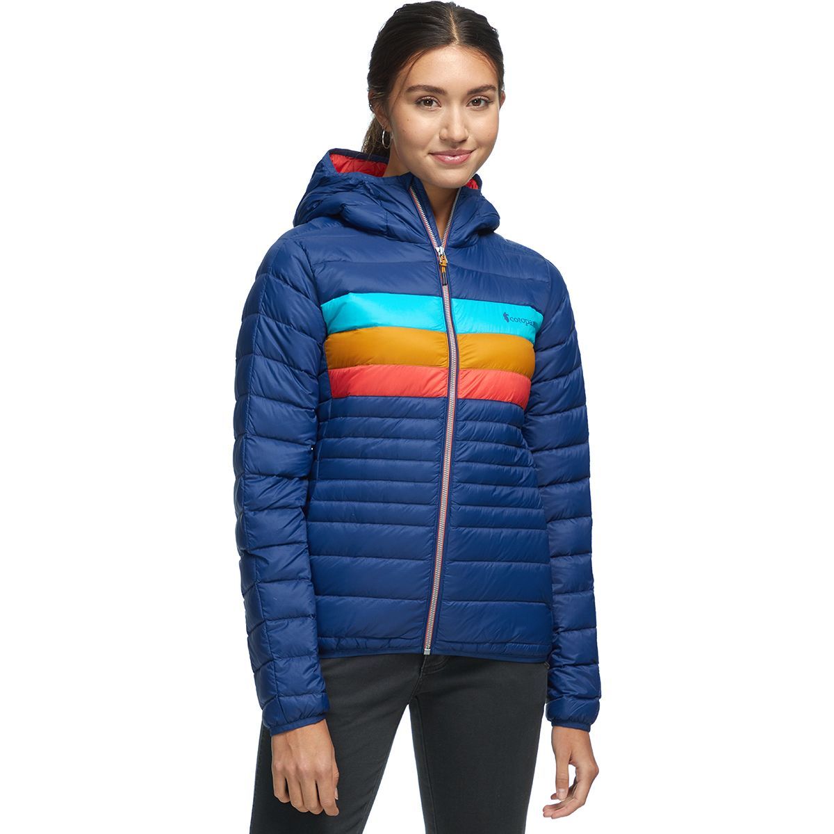Cotopaxi Fuego Hooded Down Jacket - Women's Admiral, L