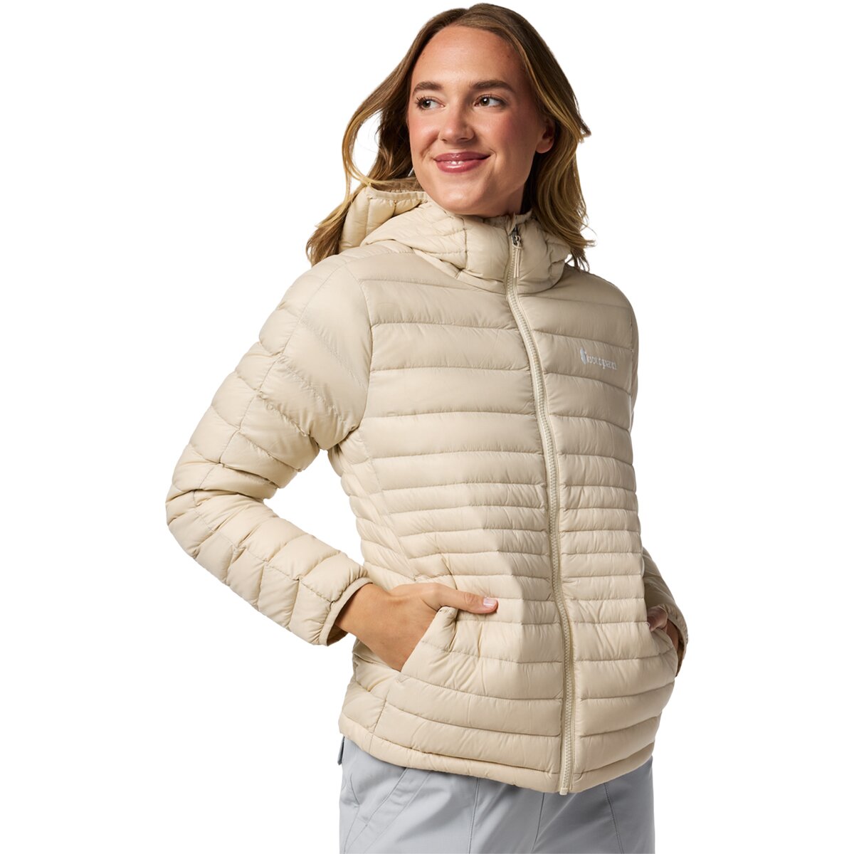 Image of Cotopaxi Fuego Hooded Down Jacket - Women's Cotopaxi Cream2, XL