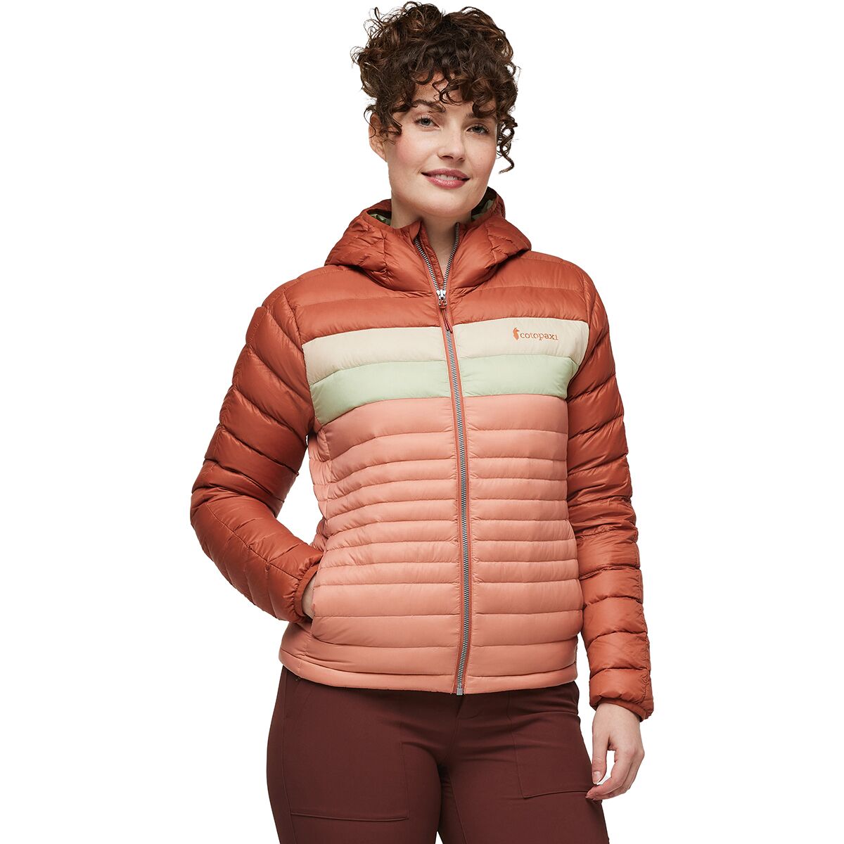Cotopaxi Cotopaxi Fuego Hooded Down Jacket - Women's Faded Brick/Clay, XS