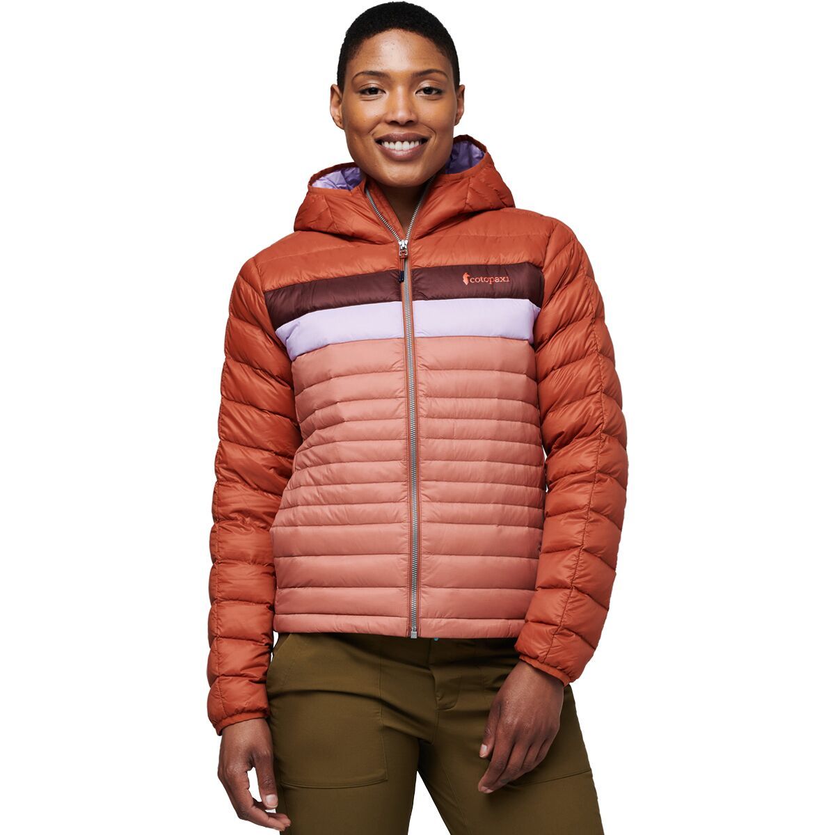 Cotopaxi Fuego Hooded Down Jacket - Women's Spice/Earthen, S