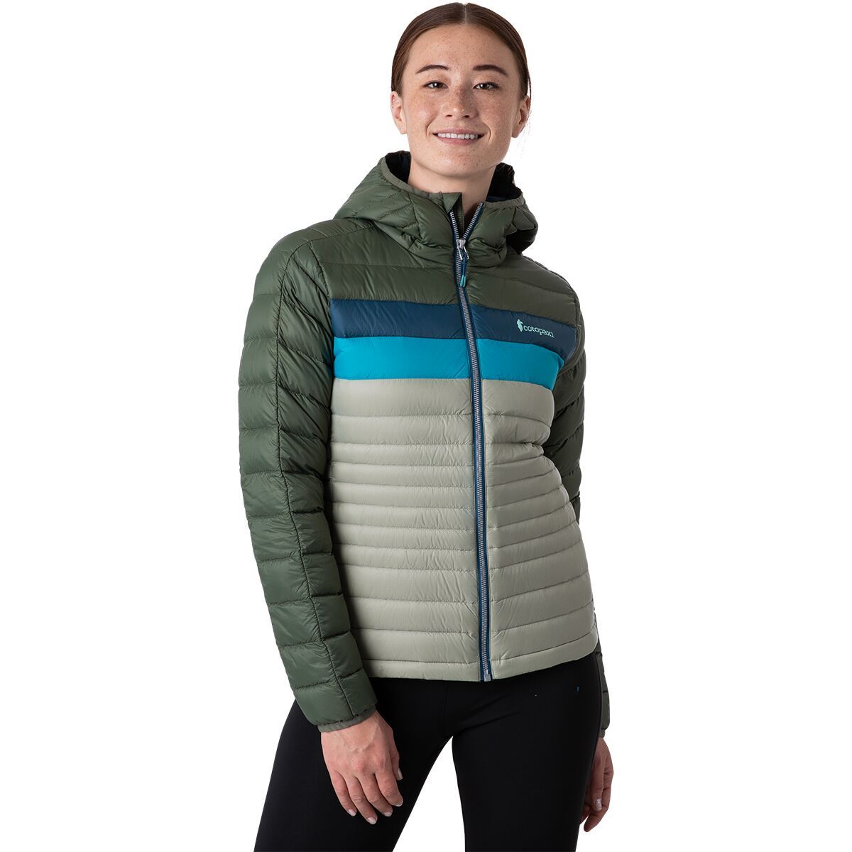 Cotopaxi Fuego Hooded Down Jacket - Women's Spruce & Brush, M