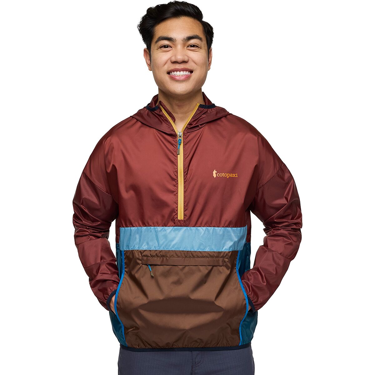 Image of Cotopaxi Teca Half-Zip Windbreaker Riverbend, S