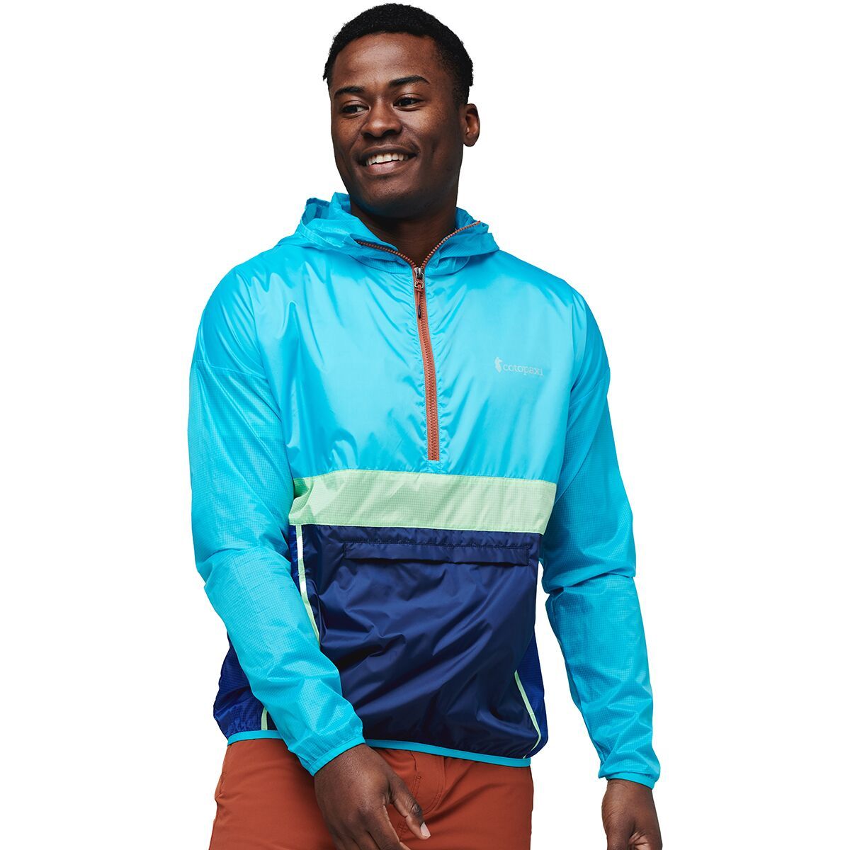 Cotopaxi Teca Half-Zip Windbreaker Sea Salt, L