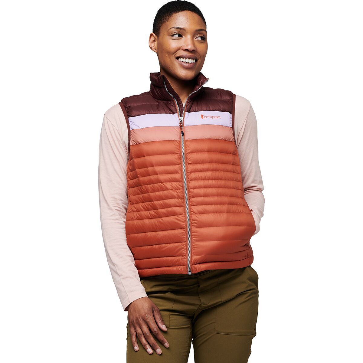 Cotopaxi Fuego Down Vest - Women's Chestnut/Spice, M