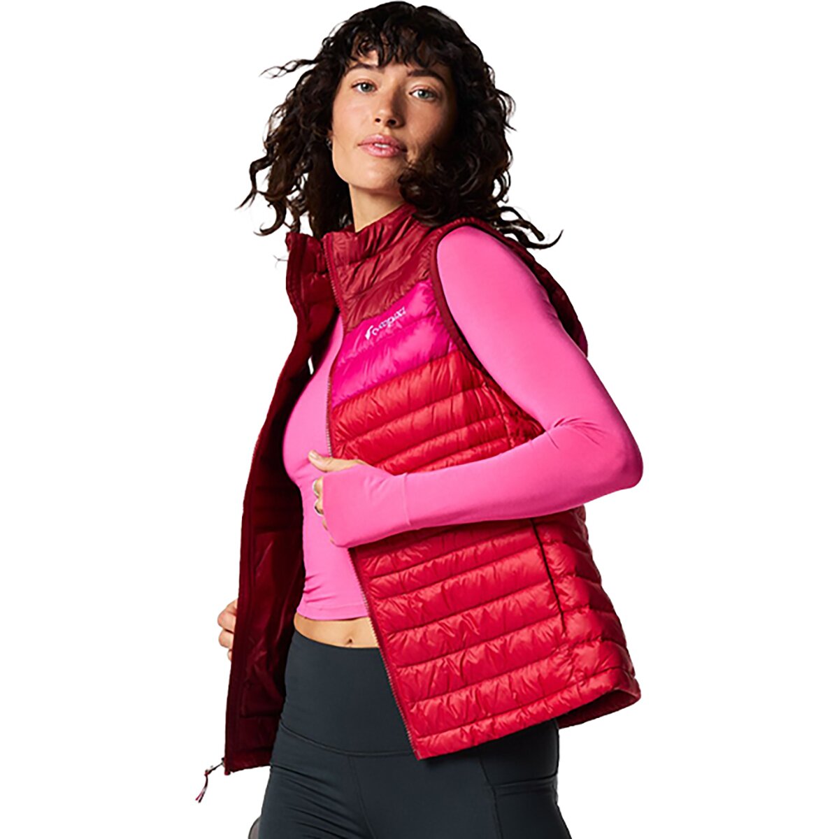 Image of Cotopaxi Fuego Down Vest - Women's Crimson and Spicy, S
