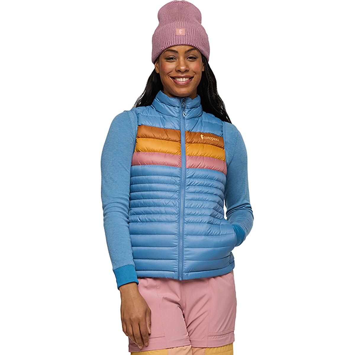 Image of Cotopaxi Fuego Down Vest - Women's Fjord Stripes, XS