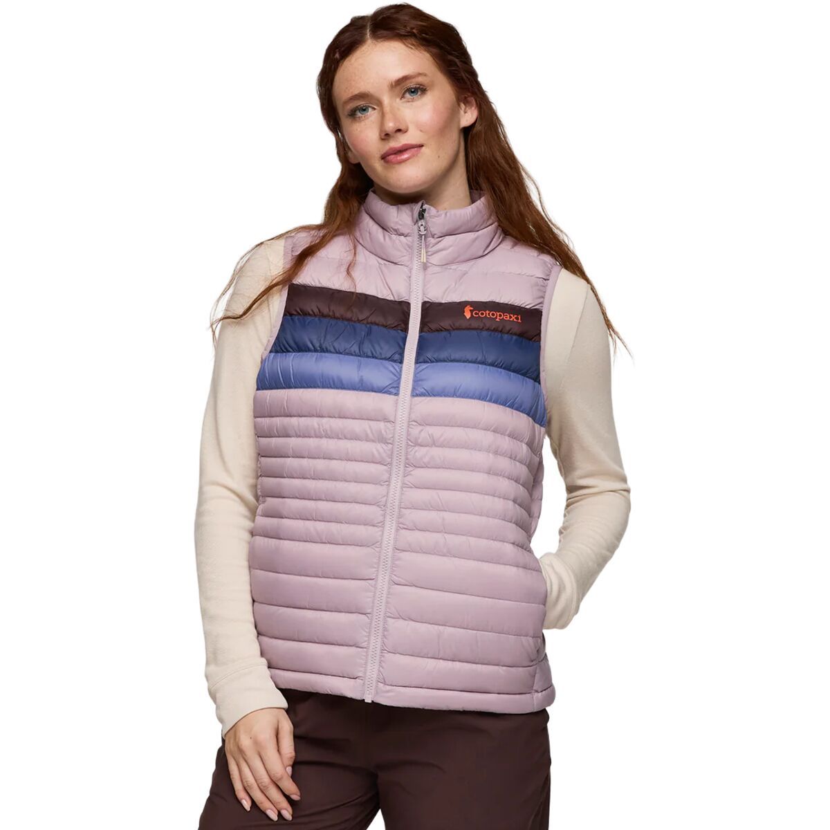 Cotopaxi Fuego Down Vest - Women's Quartz Stripes, S