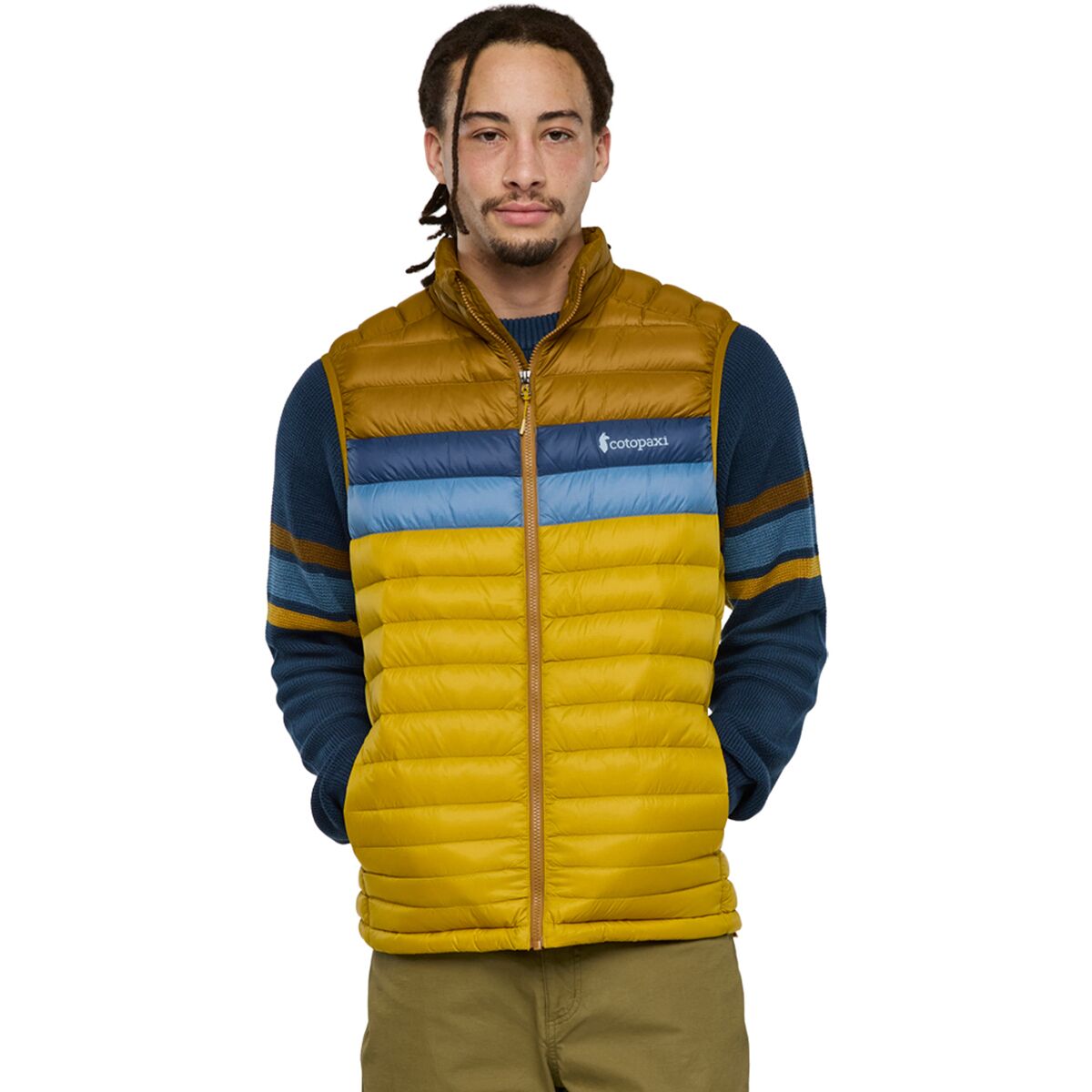 Image of Cotopaxi Fuego Down Vest - Men's Bronze/Gold, S