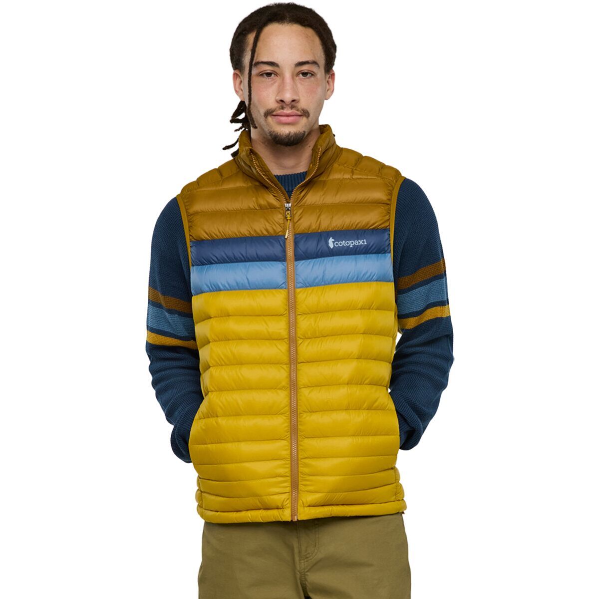 Image of Cotopaxi Fuego Down Vest - Men's Bronze/Gold, M