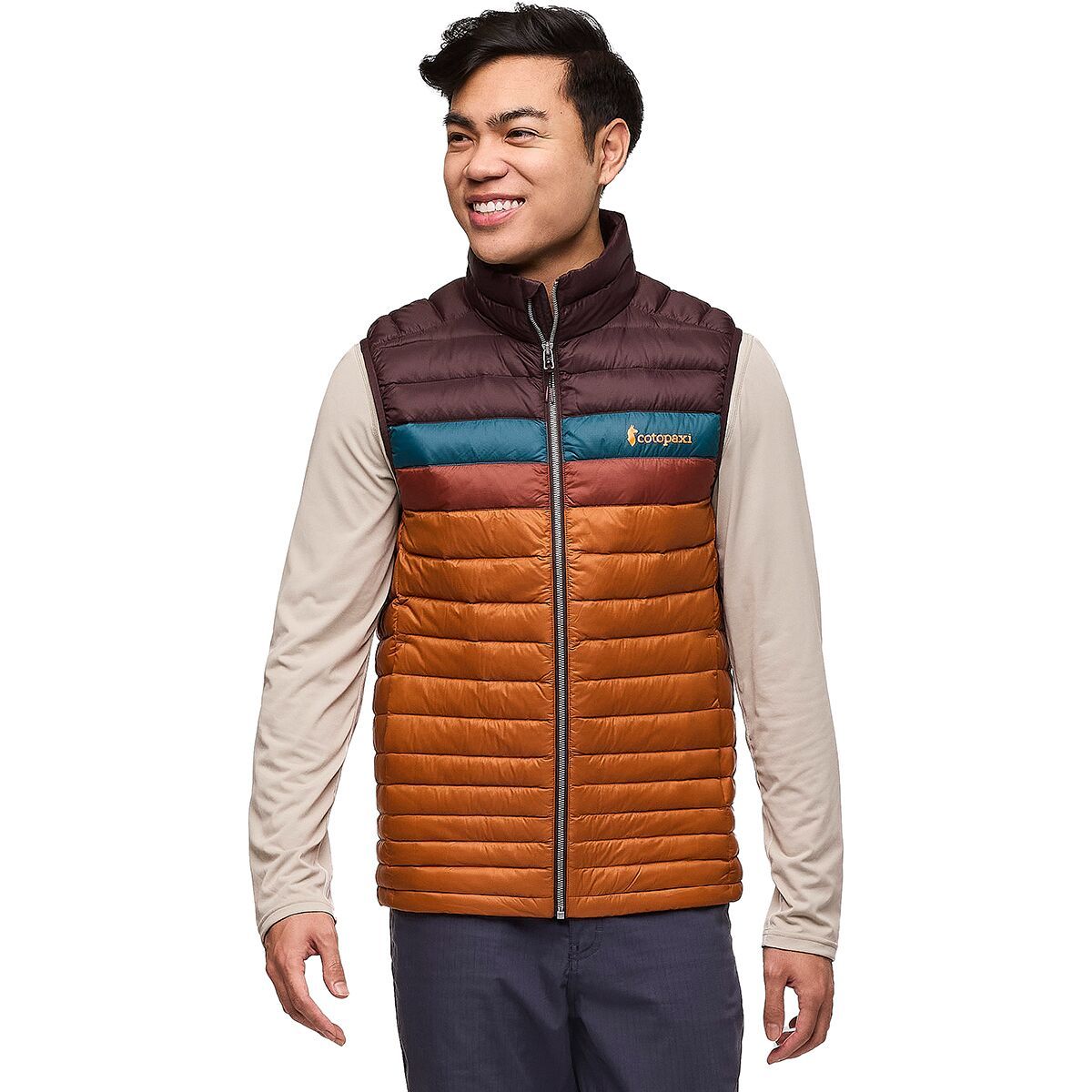 Cotopaxi Fuego Down Vest - Men's Coffee/Sienna, L