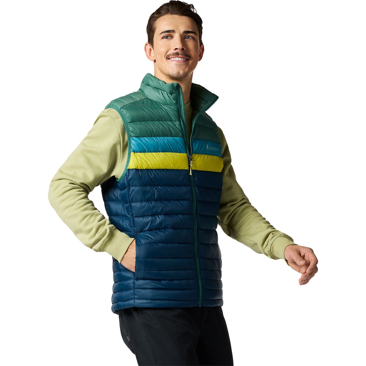 Image of Cotopaxi Fuego Down Vest - Men's Juniper and Indigo, M
