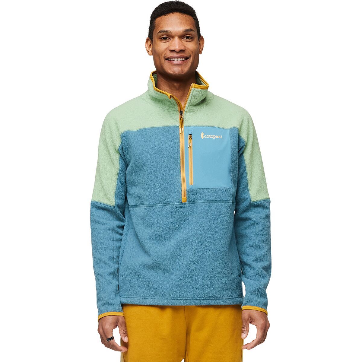 Cotopaxi Abrazo Half-Zip Fleece Jacket - Men's Aspen/Blue Spruce, L