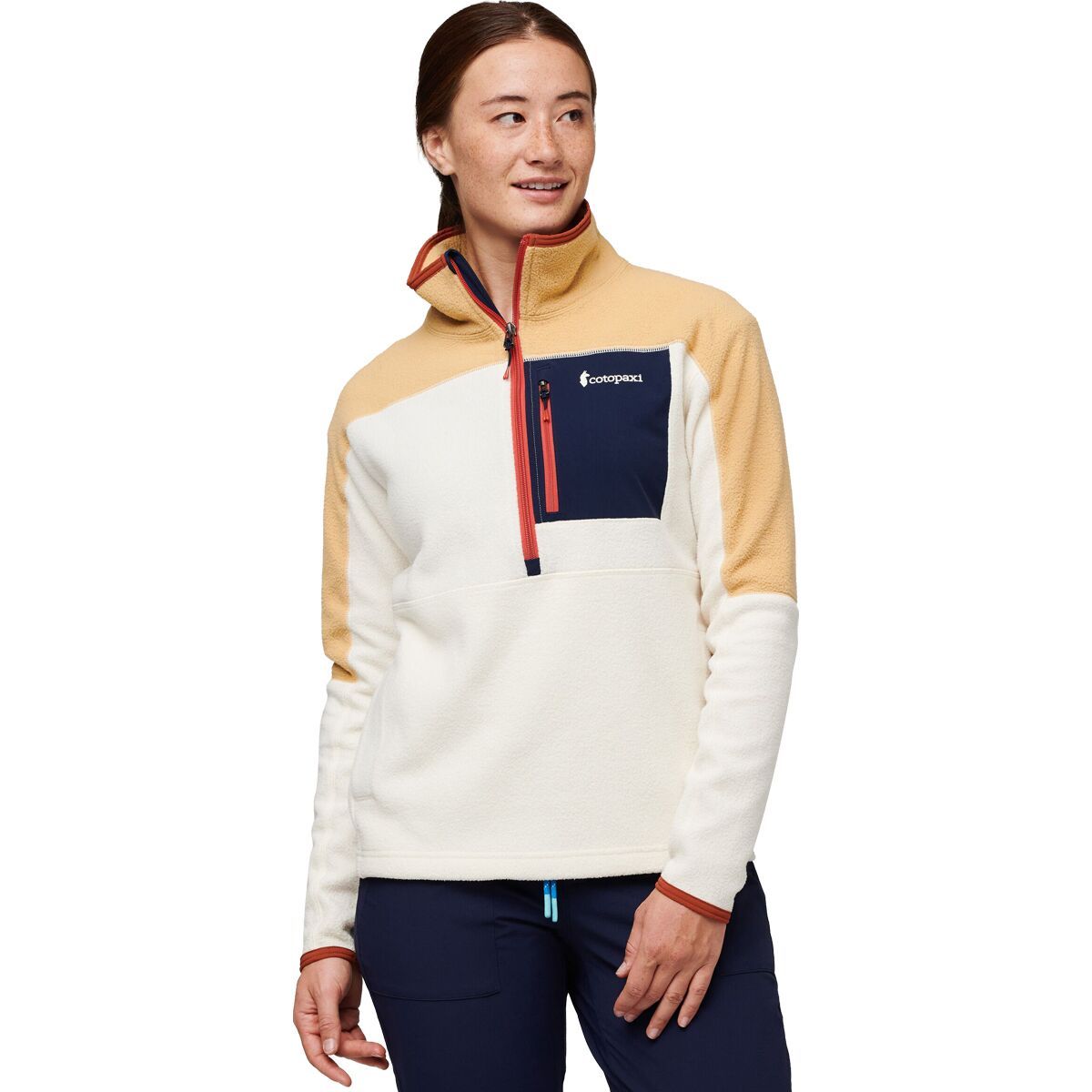 Cotopaxi Abrazo Half-Zip Fleece Jacket - Women's Birch/Bone, XS