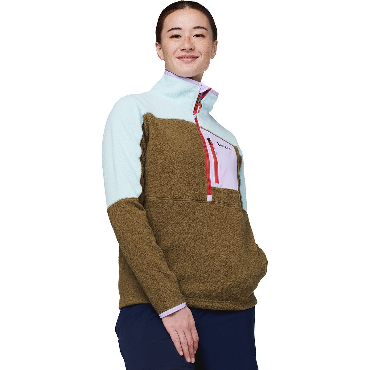 Cotopaxi Abrazo Half-Zip Fleece Jacket - Women's Ice/Oak, XL