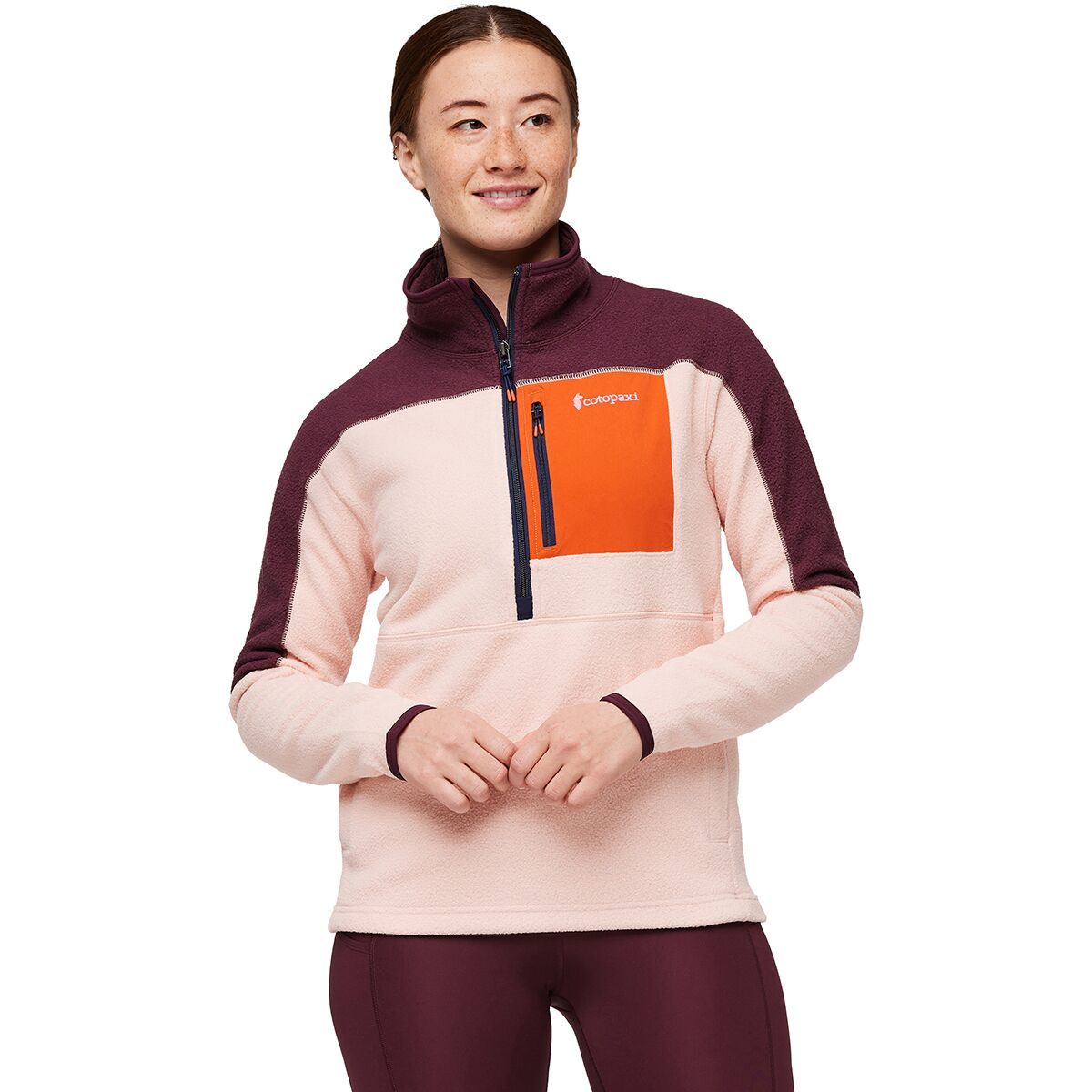 Cotopaxi Abrazo Half-Zip Fleece Jacket - Women's Wine/Rosewood, XS