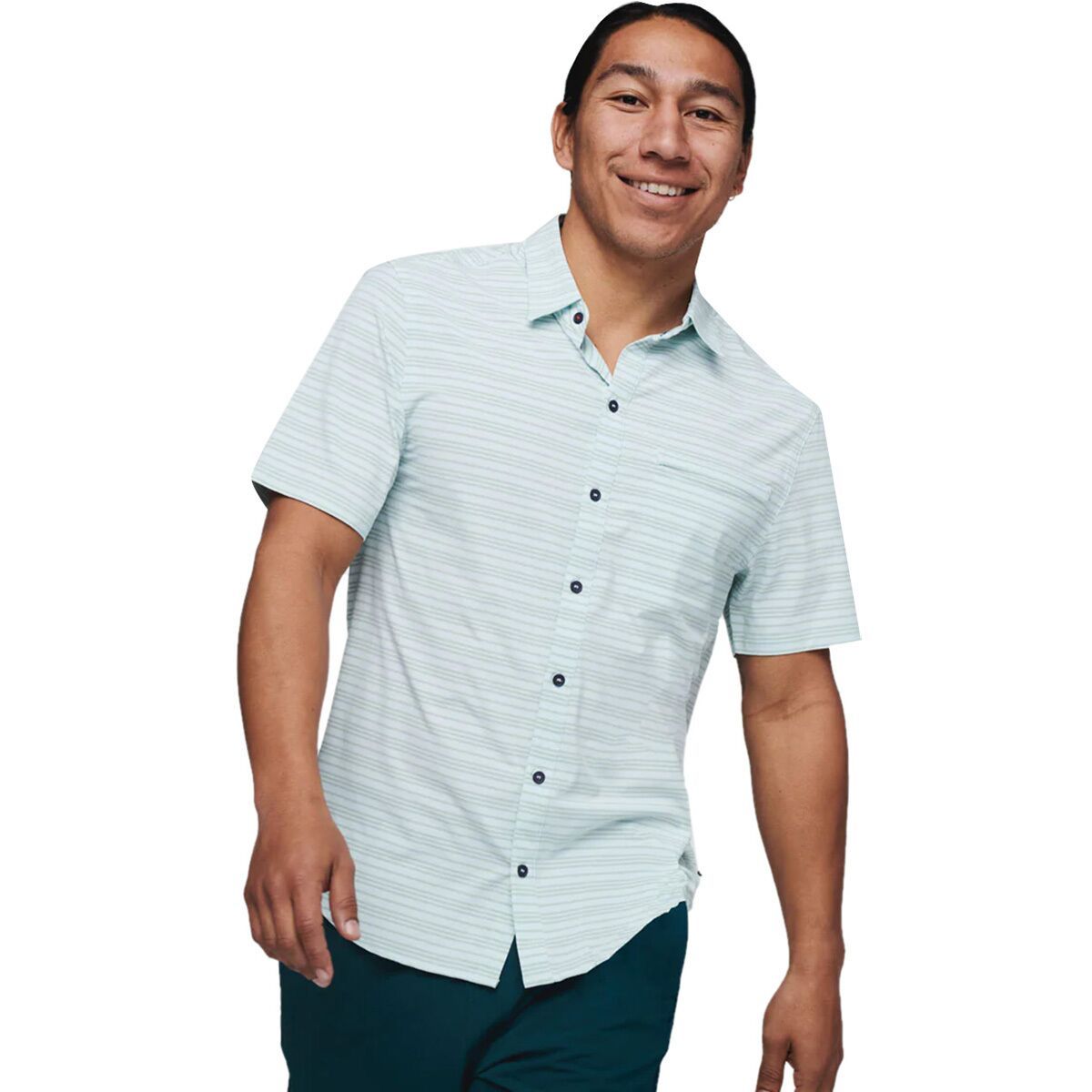 Cotopaxi Cambio Button-Up Shirt - Men's Ice Stripe, S