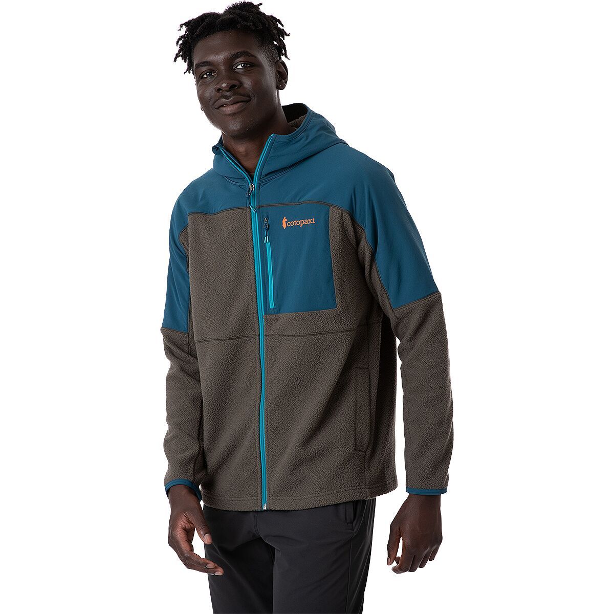 Cotopaxi Abrazo Hooded Full-Zip Fleece Jacket - Men's Indigo & Iron, S