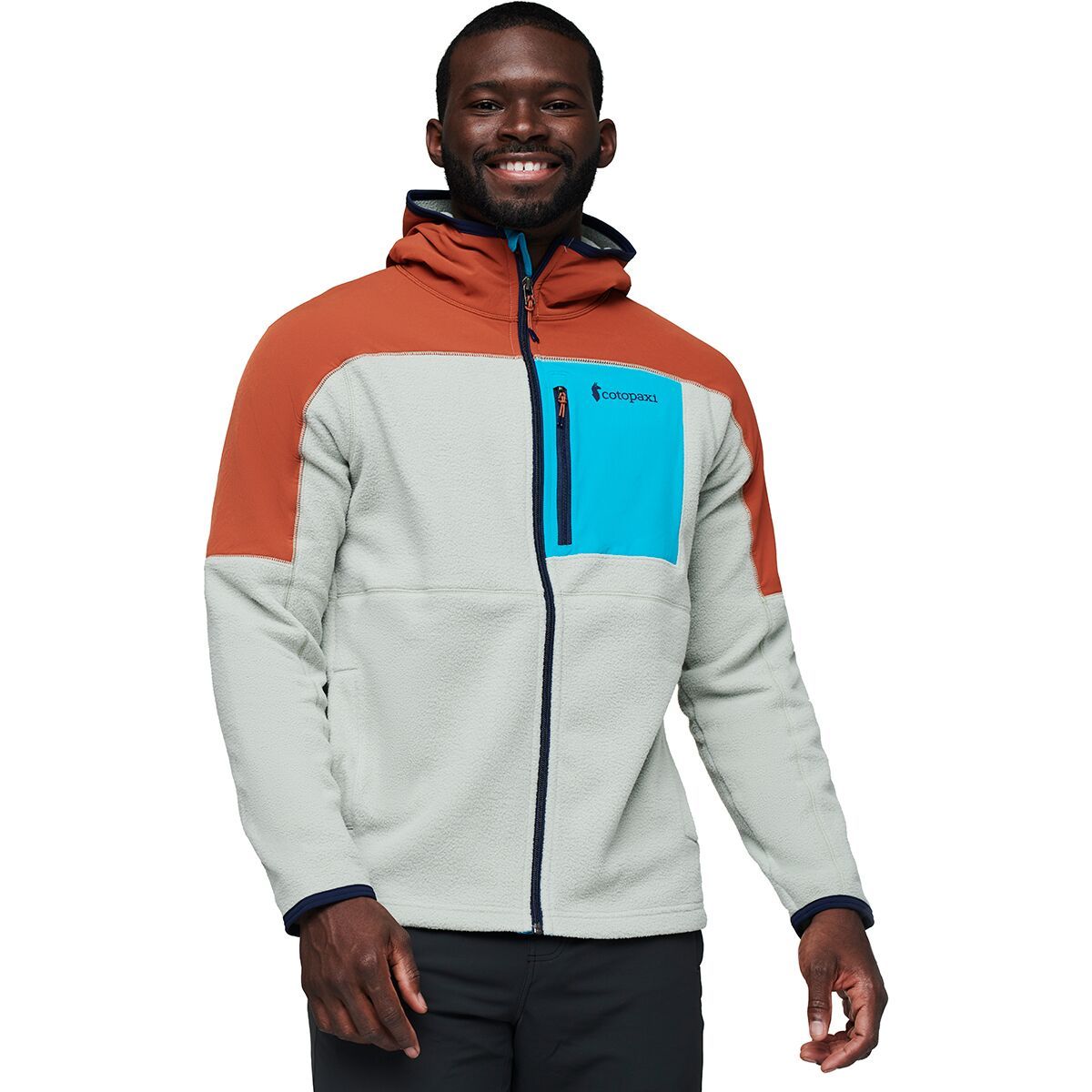 Cotopaxi Abrazo Hooded Full-Zip Fleece Jacket - Men's Spice/Brush, S