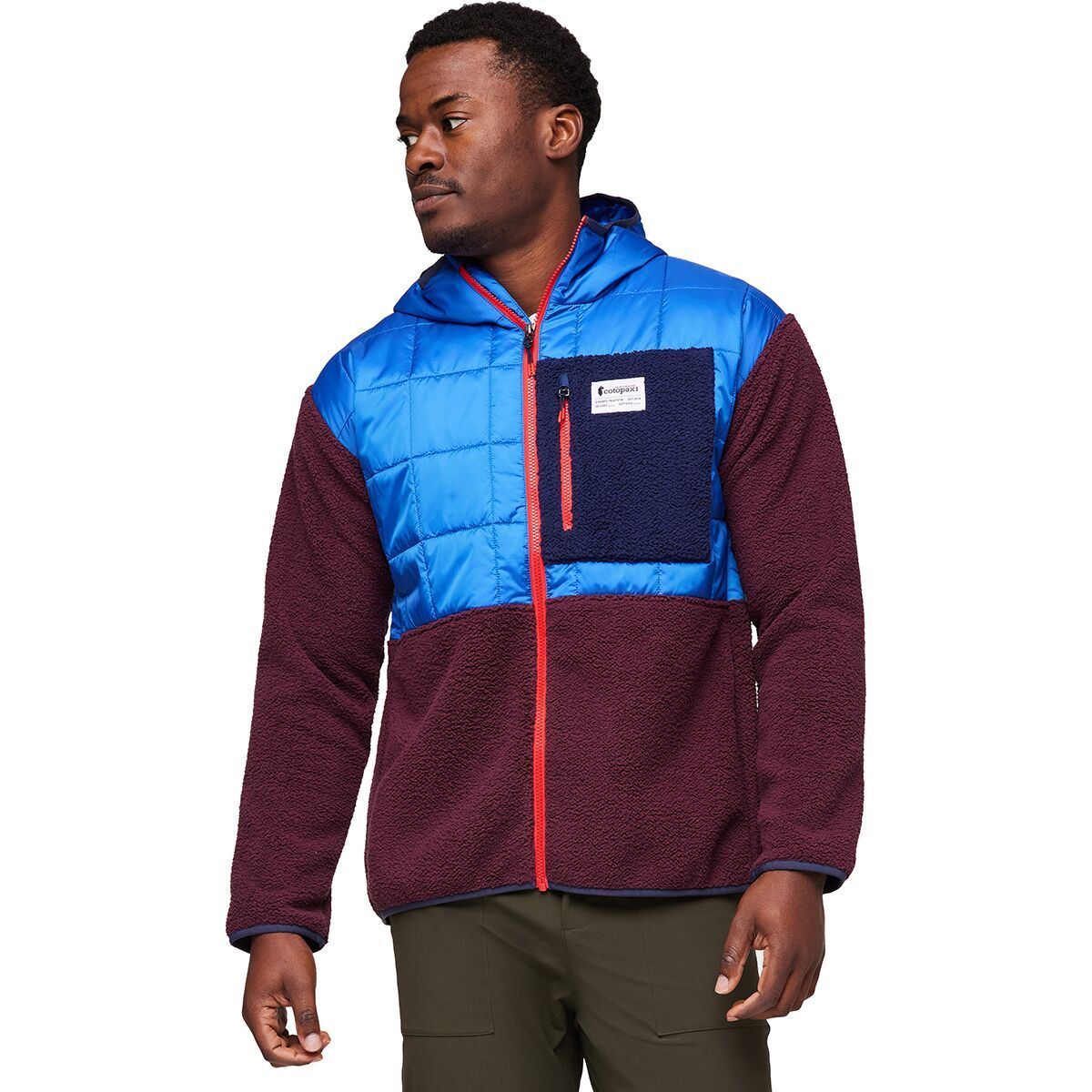 Cotopaxi Trico Hybrid Jacket - Men's Blue Violet/Wine, L