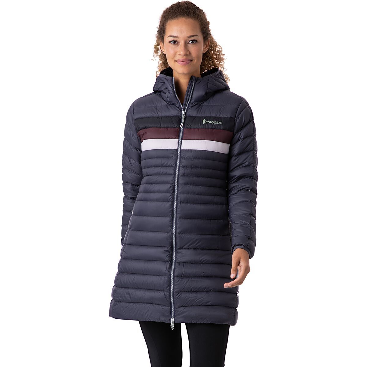 Cotopaxi Fuego Down Parka - Women's Graphite Stripes, L