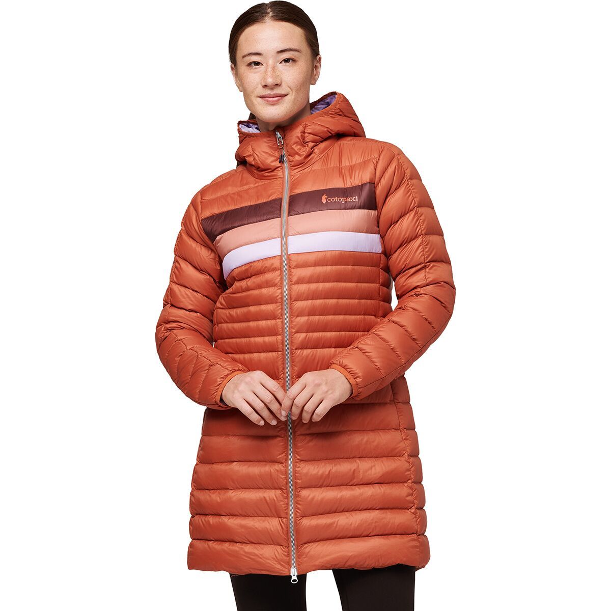 Cotopaxi Fuego Down Parka - Women's Spice Stripes, XXS