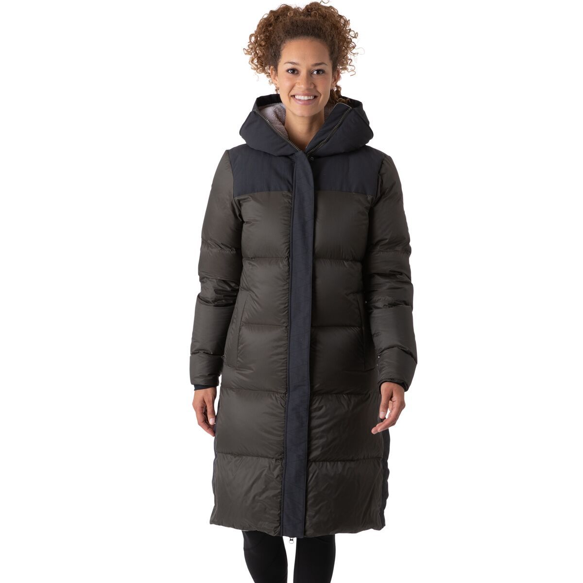 Cotopaxi Solazo Down Parka - Women's Black & Iron, XS