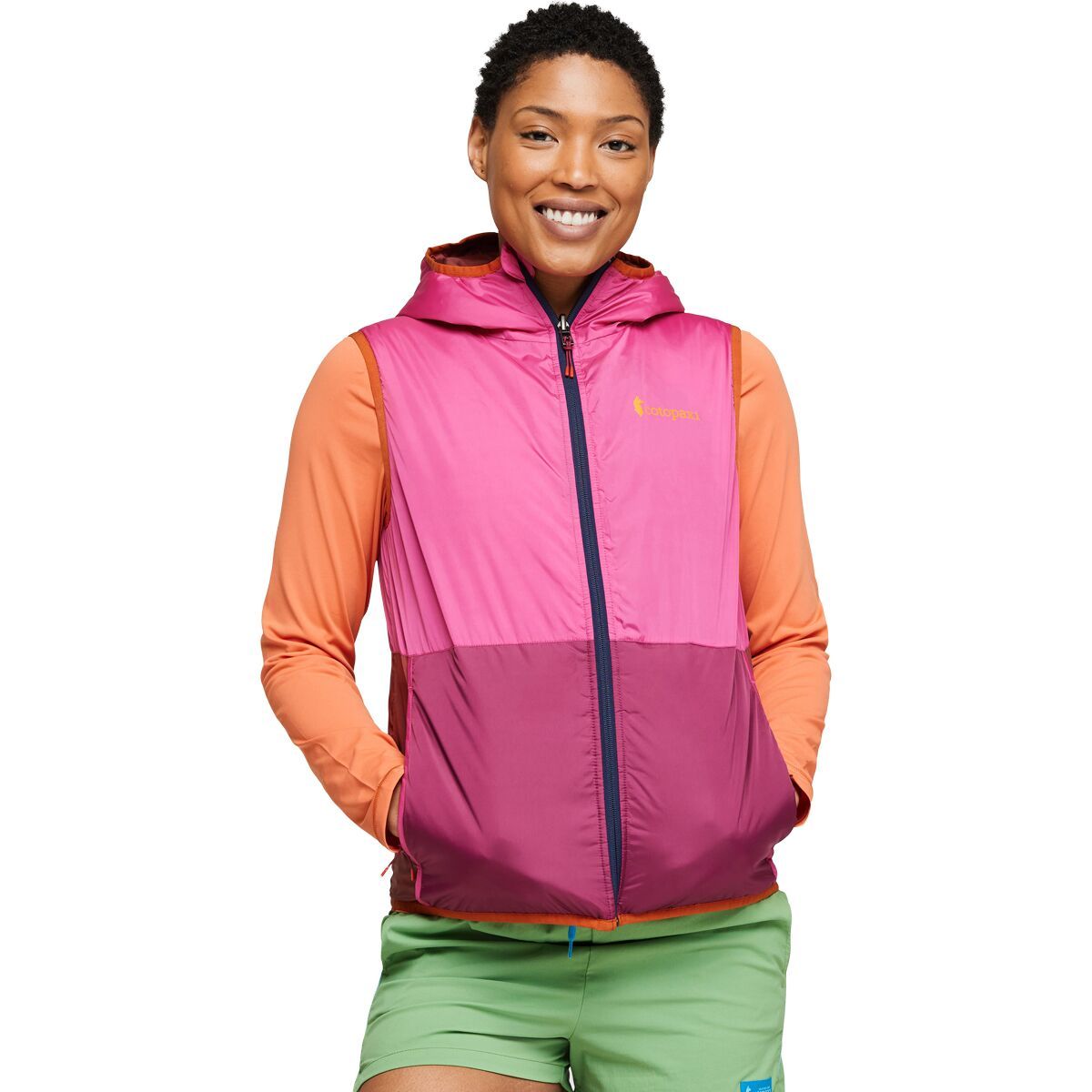 Cotopaxi Teca Calido Hooded Vest - Women's Spicy Sweet, M