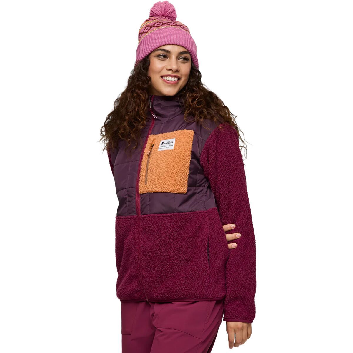 Image of Cotopaxi Trico Hybrid Jacket - Women's Blackberry/Jam, L