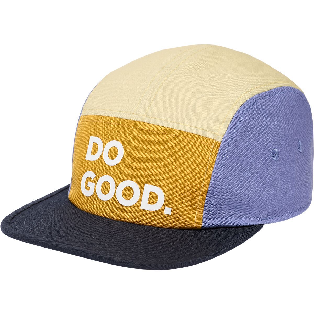 Image of Cotopaxi Do Good 5-Panel Hat Amber And Carbon, One Size