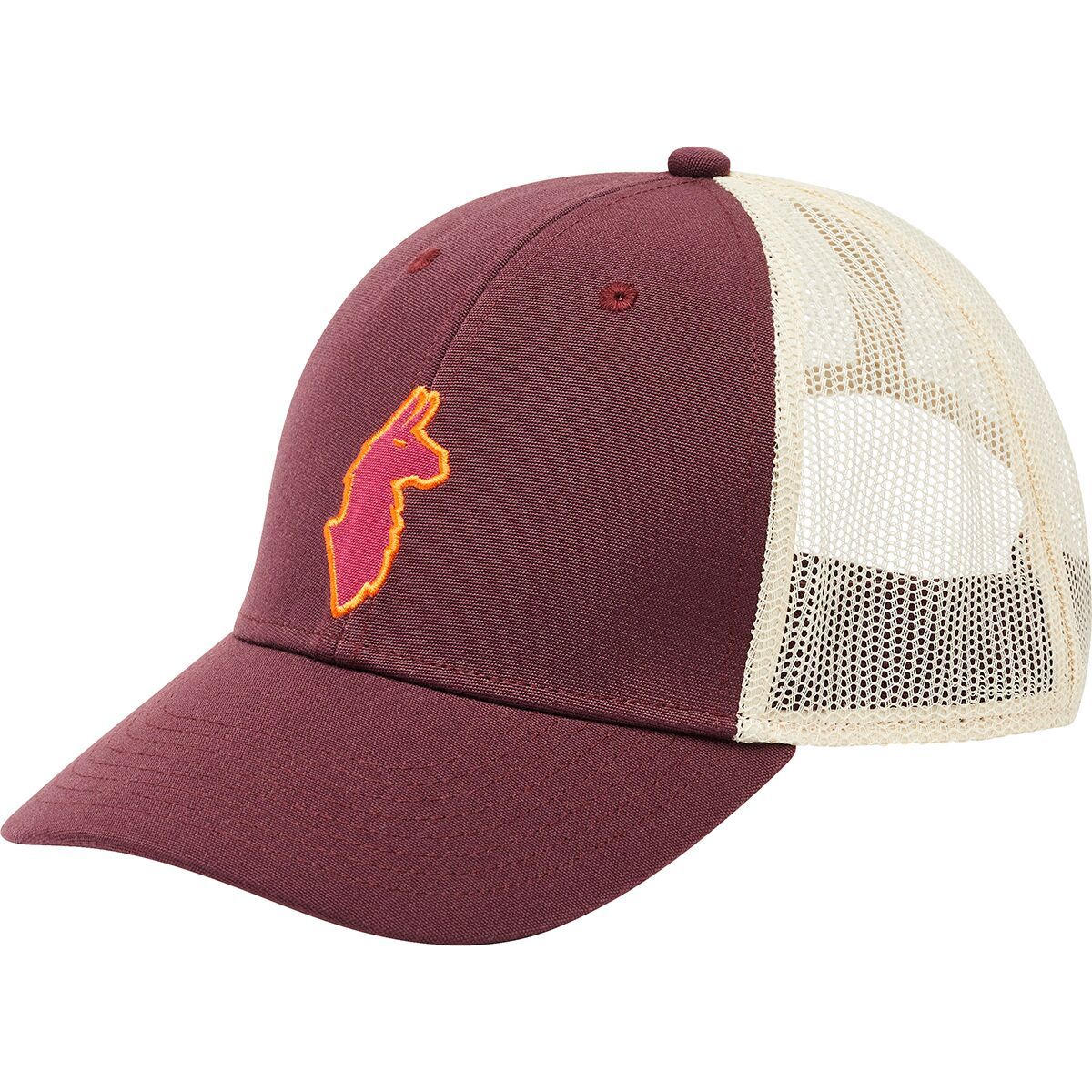 Cotopaxi The Llama Trucker Hat Wine, One Size