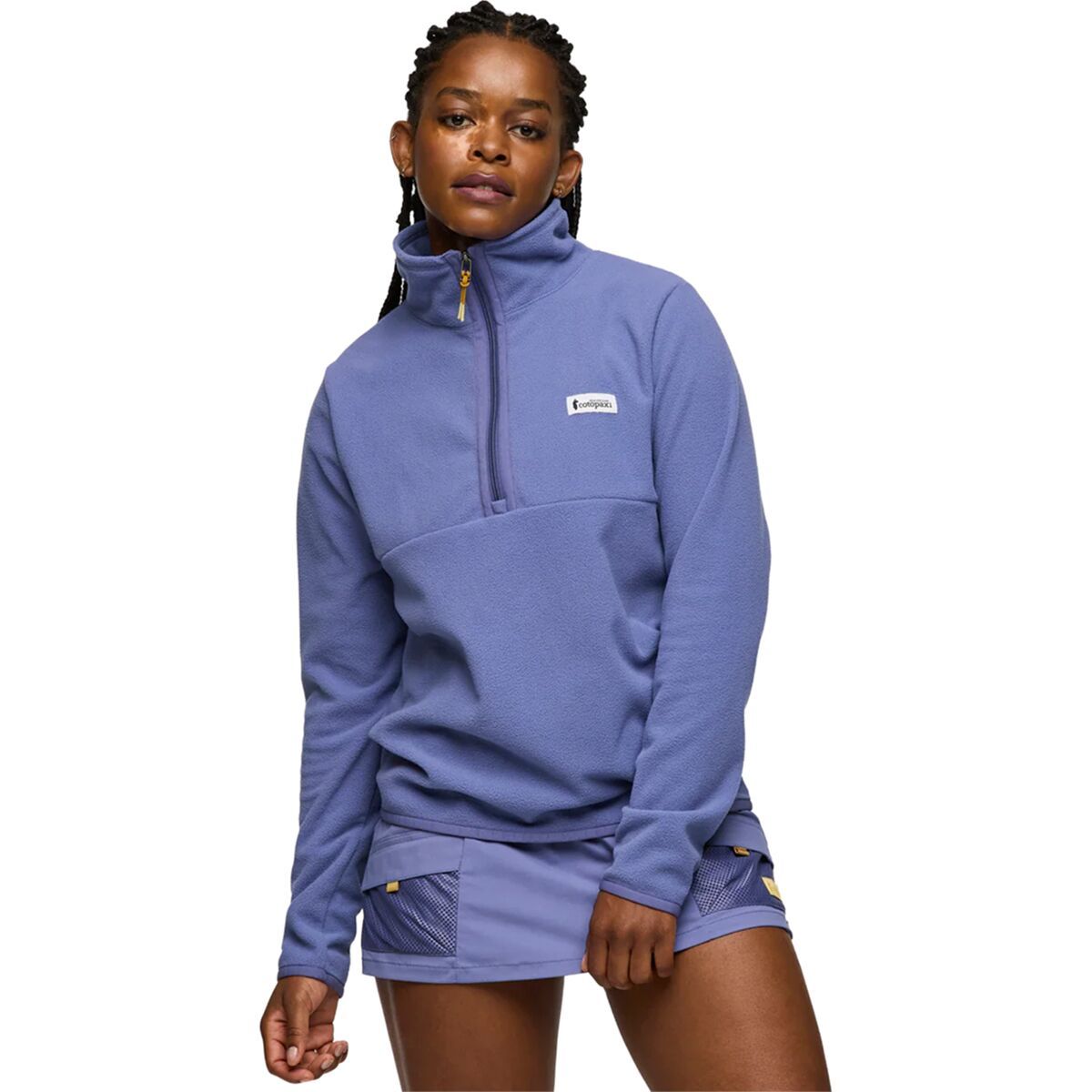 Image of Cotopaxi Amado Fleece Pullover - Women's Blue Smoke, S