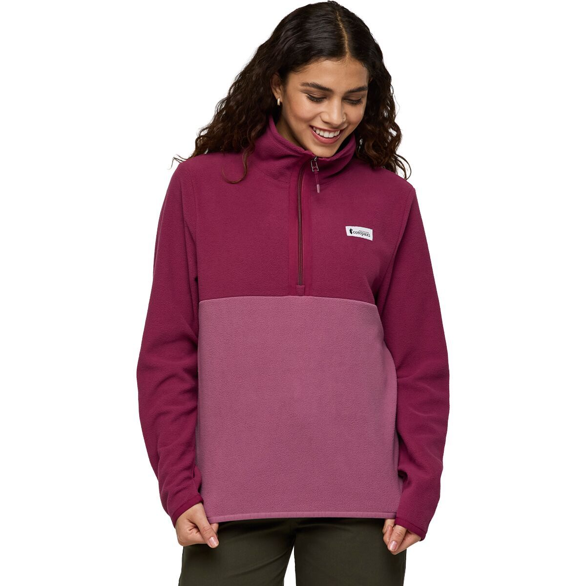 Image of Cotopaxi Amado Fleece Pullover - Women's Jam/Fig, M
