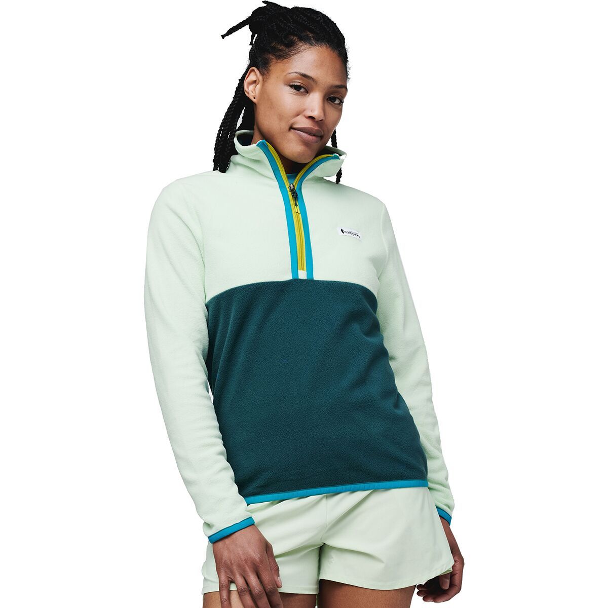 Cotopaxi Amado Fleece Pullover - Women's Lichen/Deep Ocean, S