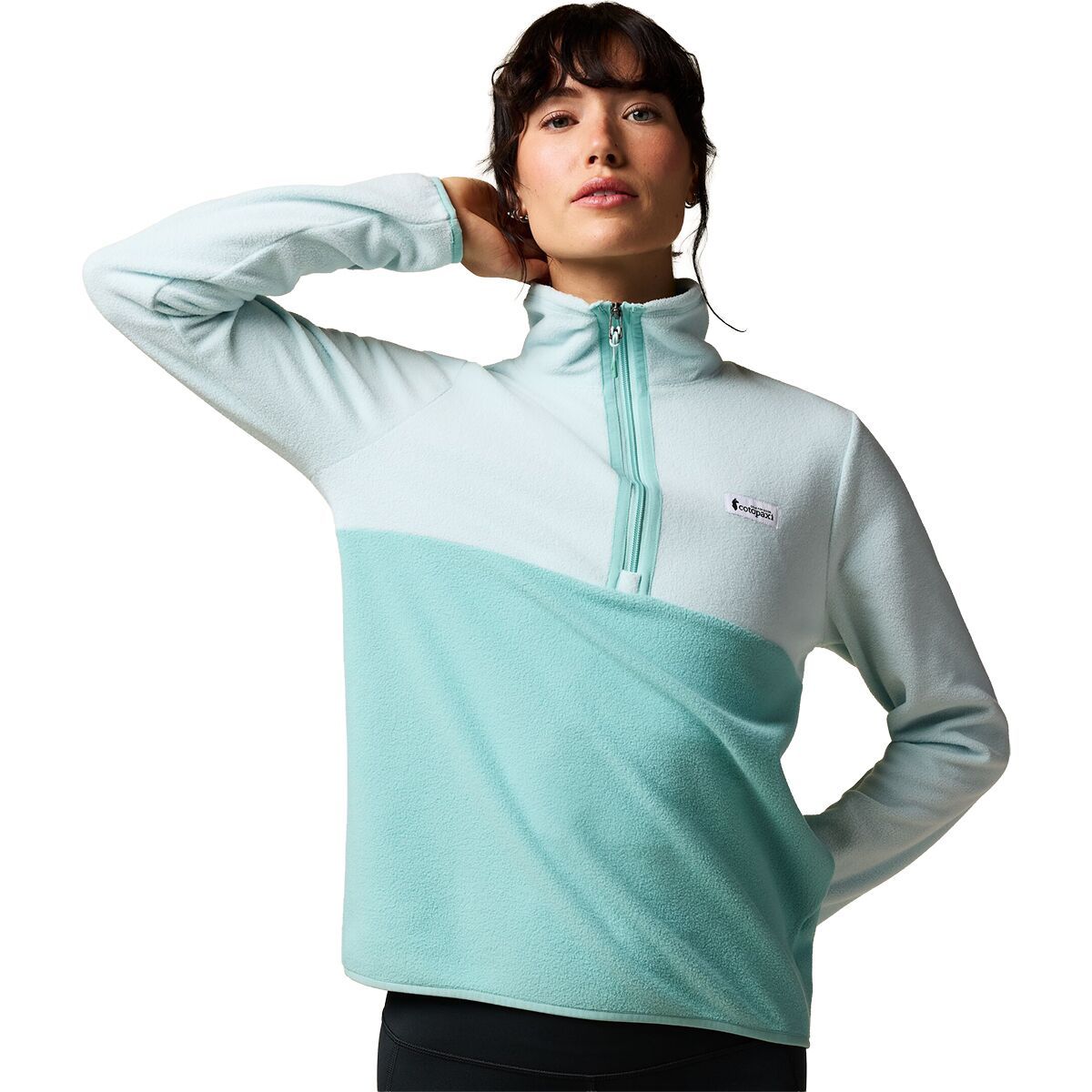 Image of Cotopaxi Amado Fleece Pullover - Women's Surf and Tide Pool, S