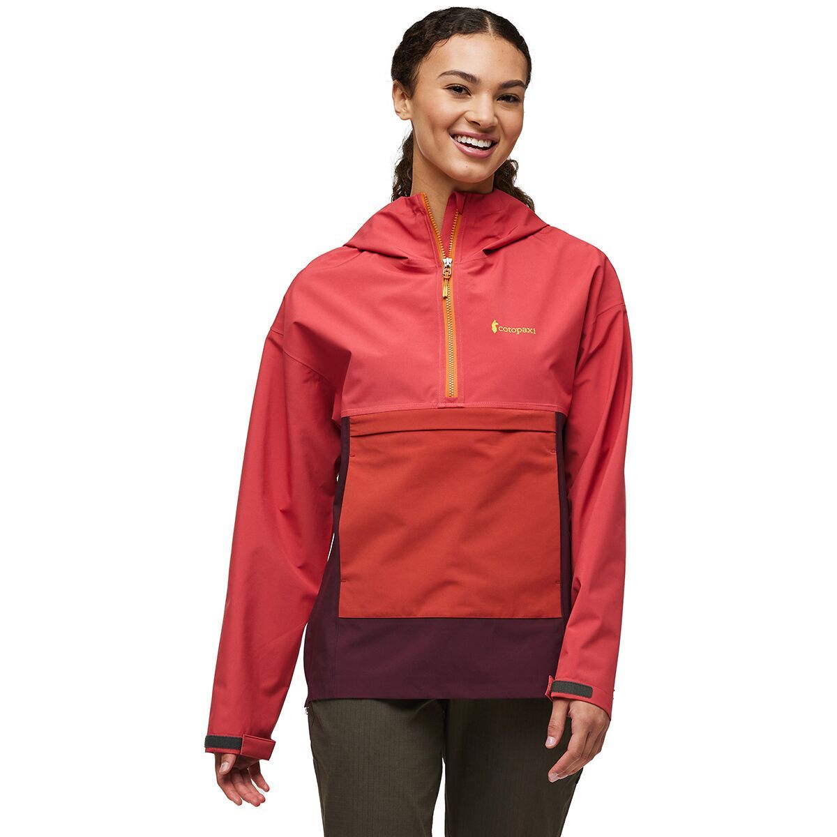 Cotopaxi Cielo Rain Anorak - Women's Strawberry/Wine, XS