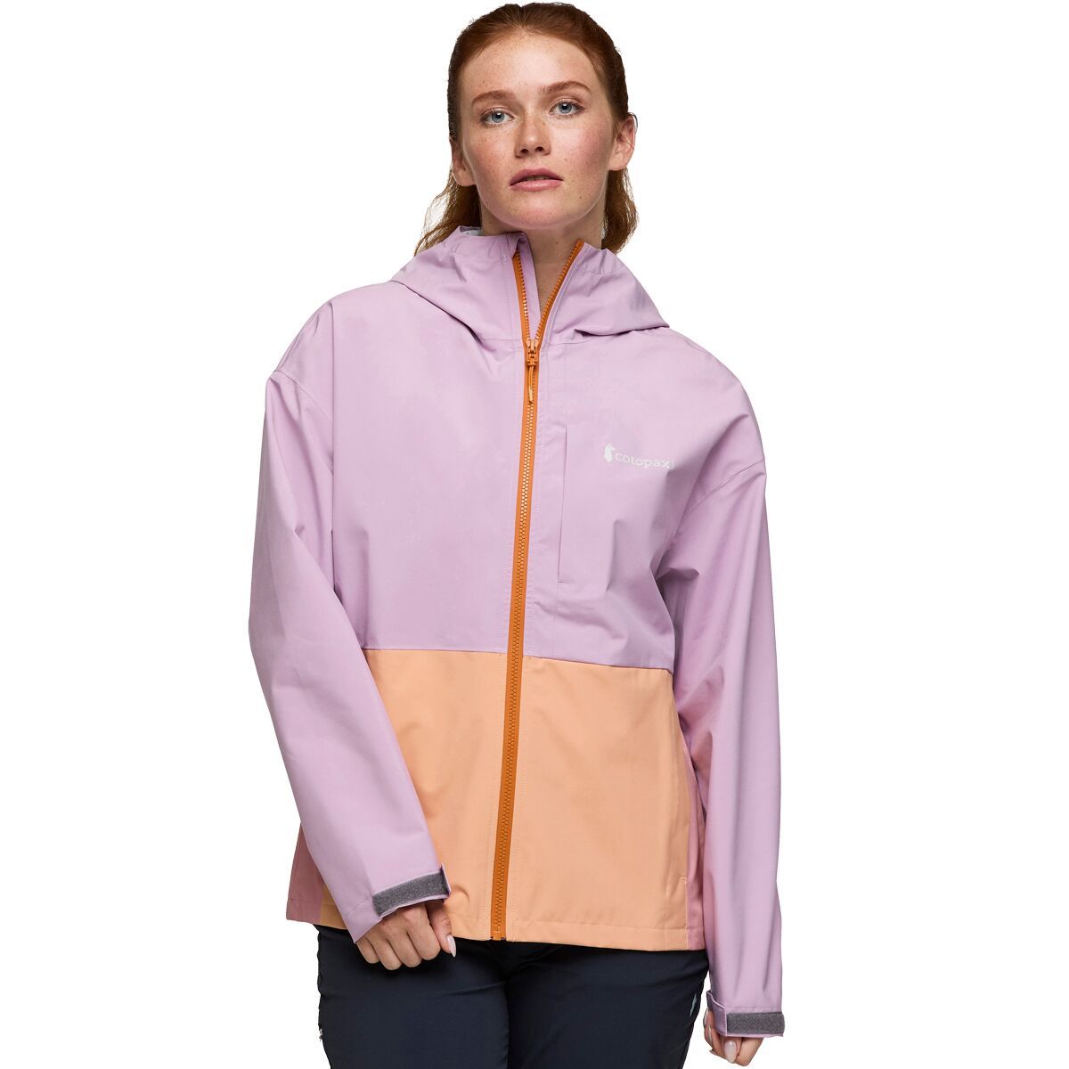 Image of Cotopaxi Cielo Rain Jacket - Women's Antique/Apricot, XS