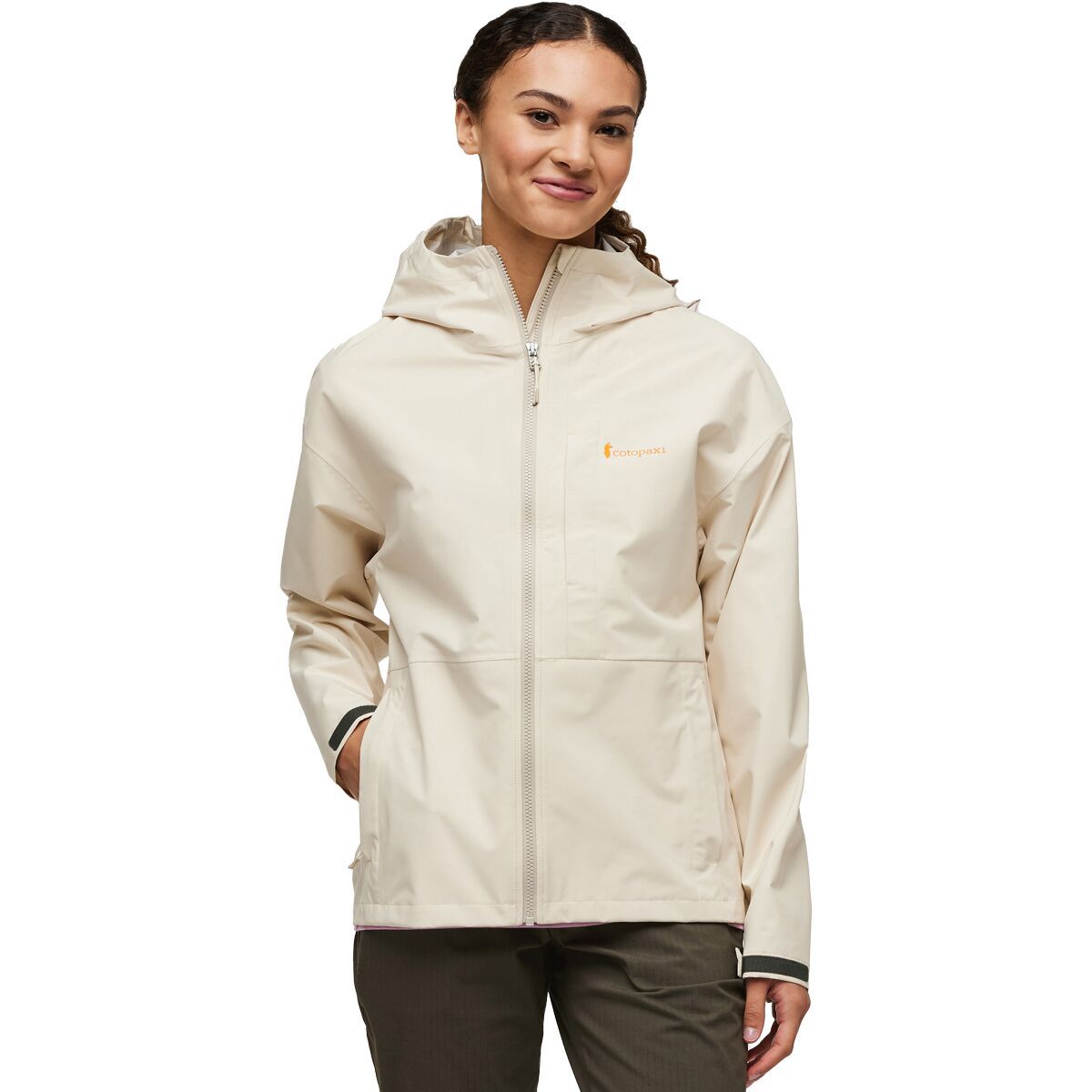 Image of Cotopaxi Cielo Rain Jacket - Women's Cotopaxi Cream, M