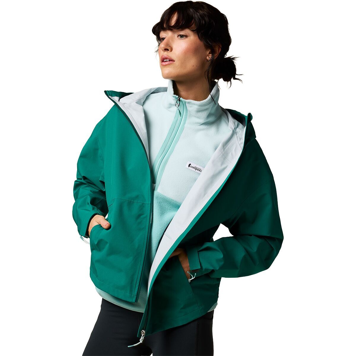 Image of Cotopaxi Cielo Rain Jacket - Women's Malachite, M