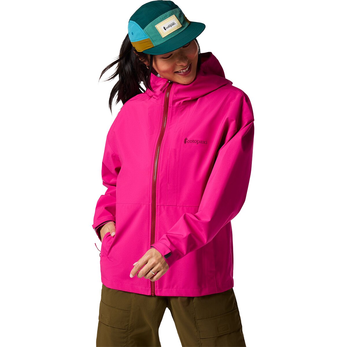 Image of Cotopaxi Cielo Rain Jacket - Women's Pitaya, XS