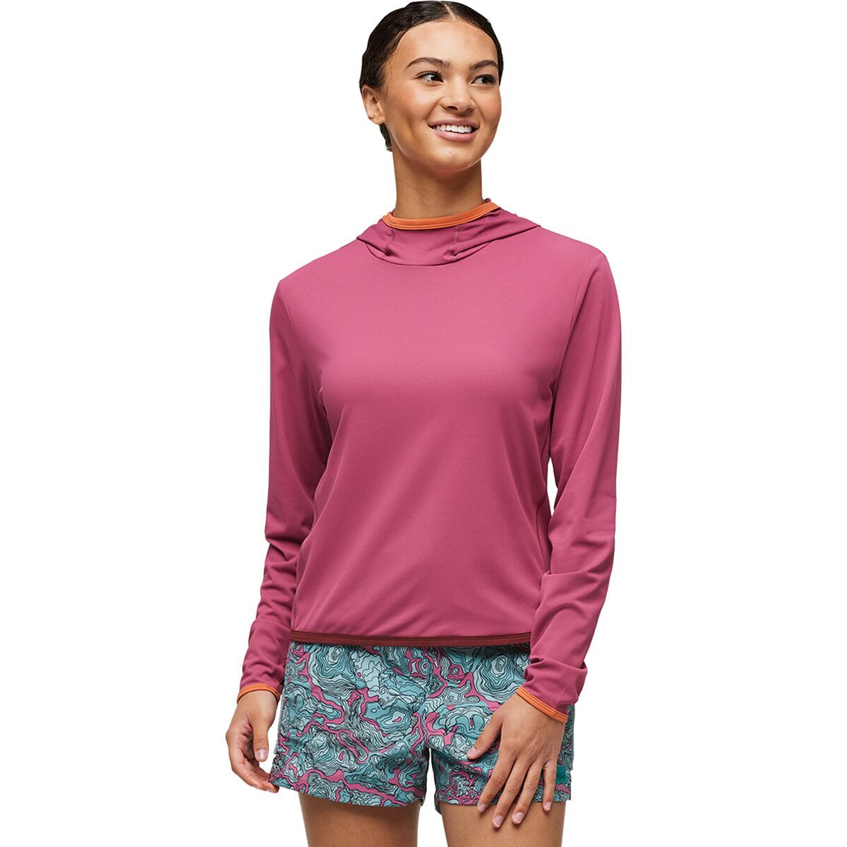 Cotopaxi Sombra Sun Hoodie - Women's Sangria, S