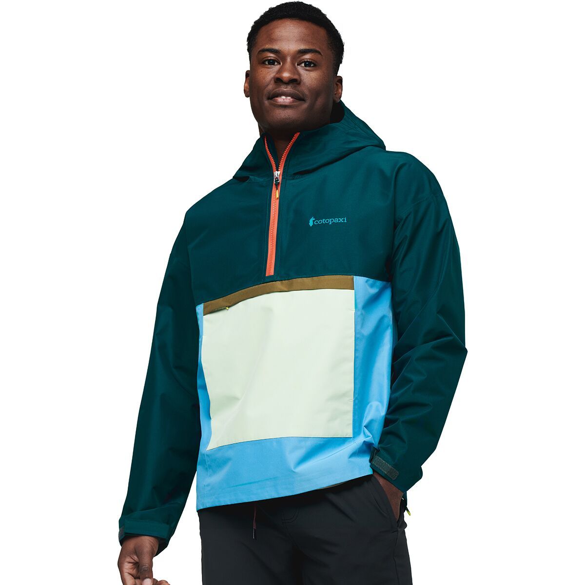 Cotopaxi Cielo Rain Anorak - Men's Deep Ocean, XL