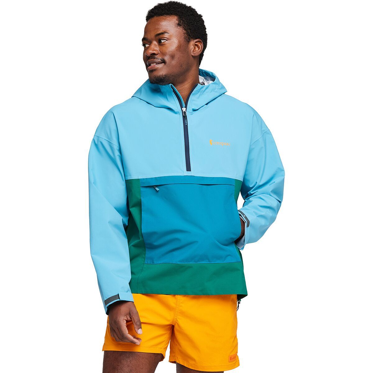 Cotopaxi Cielo Rain Anorak - Men's Poolside, 3XL