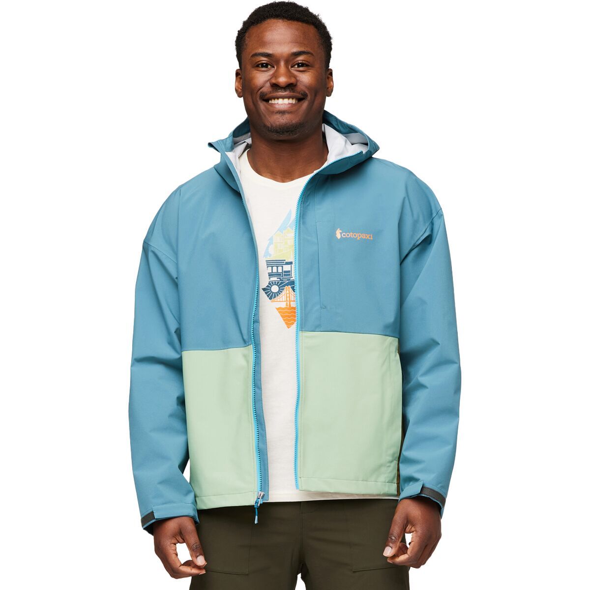 Cotopaxi Cielo Rain Jacket - Men's Blue Spruce, S