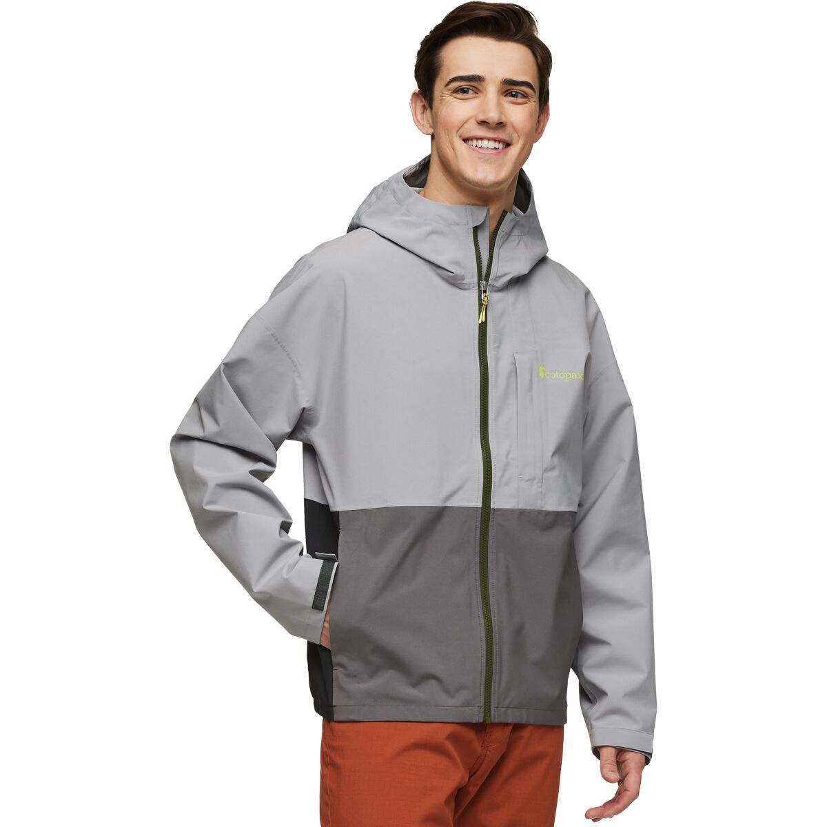 Cotopaxi Cielo Rain Jacket - Men's Smoke/Cinder, L